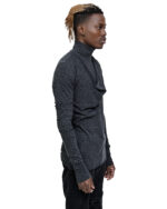 Sphere Draped Layers Turtleneck