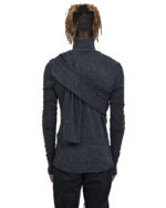 Sphere Draped Layers Turtleneck