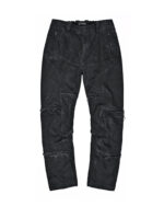 String Denim Wash Curve Trousers