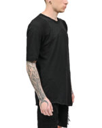Asymmetric Segment Cross T-shirt
