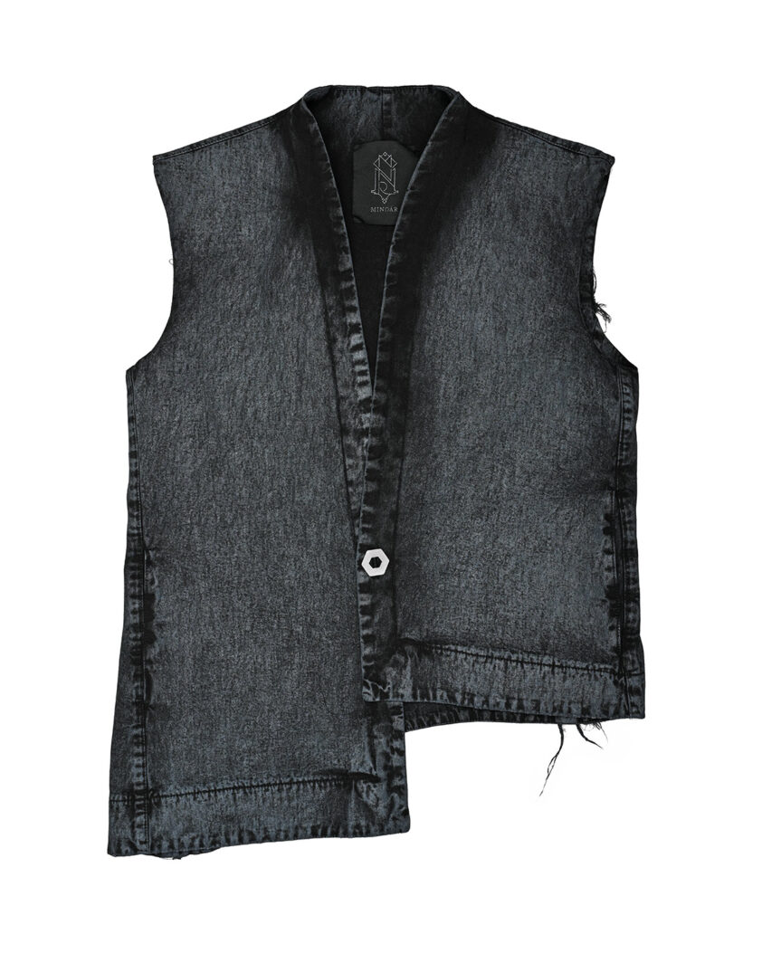 Depth Texture Asymmetric Vest