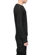 Contrast Scar-Stitch Segment Top