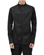 Deconstruct Collarless Layers Shirt