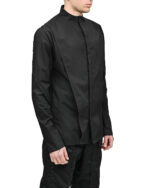 Deconstruct Collarless Layers Shirt