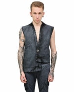 Depth Texture Asymmetric Vest