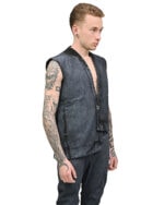 Depth Texture Asymmetric Vest
