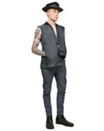 Depth Texture Asymmetric Vest