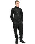 Linen Construct Raw Edge Trousers