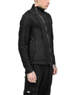 Diagonal Zip Construct Jacket