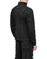 Diagonal Zip Construct Jacket
