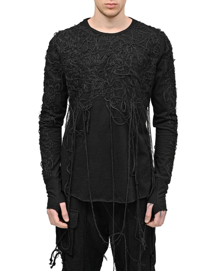 Fiber Bond Disarray Long-sleeve Top