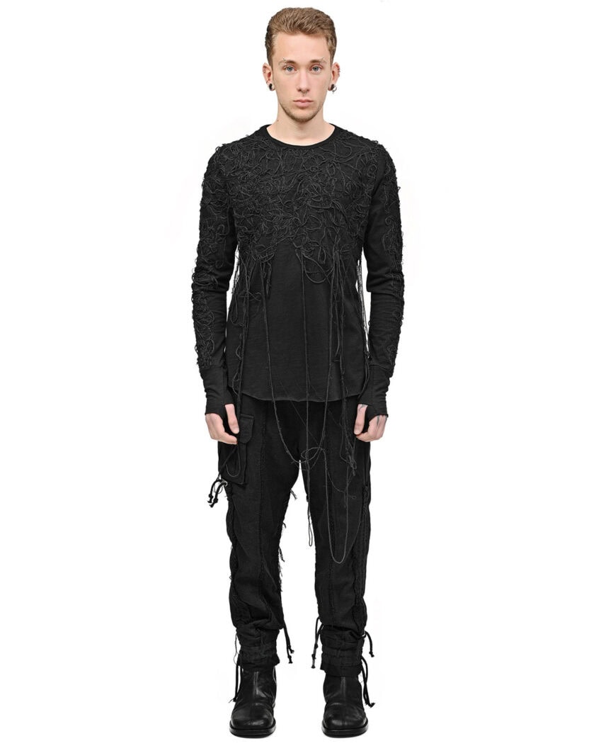 Fiber Bond Disarray Long-sleeve Top