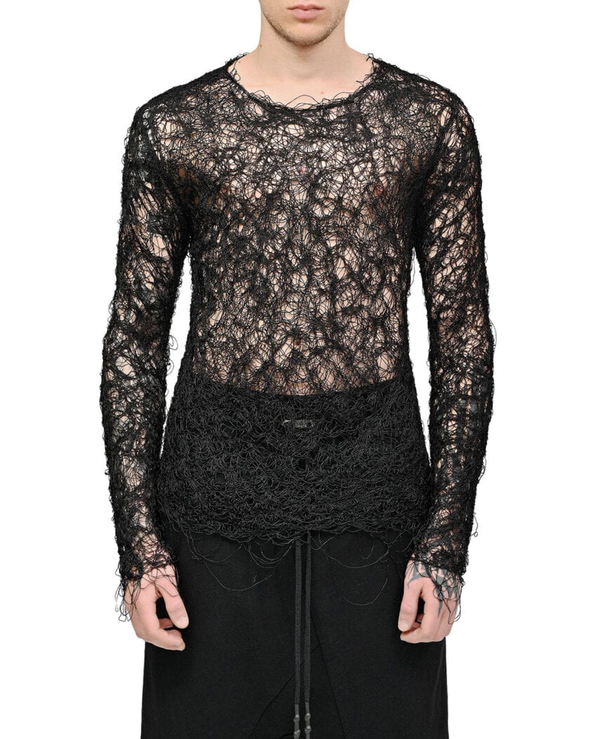 Fiber Web Bonded Long-sleeve Top