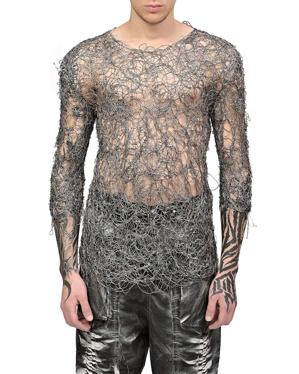 Fiber Web Contrast T-shirt