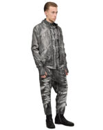 Granite Grey Dyed Bomber Jacket