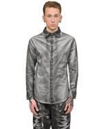 Granite Grey Dyed Collar Shirt