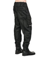 Linen Construct Raw Edge Trousers