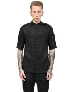 Linen Construct Utility Short-sleeve Shirt