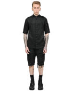 Linen Construct Utility Short-sleeve Shirt