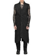 Long Denim Hexa Vest