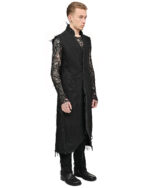 Long Denim Hexa Vest