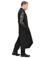 Long Denim Hexa Vest