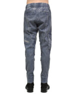 Slate High Textured Biker Pants