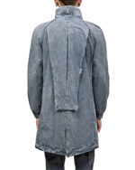 Slate Multi-pocket High Texture Parka