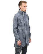 Slate Multi-pocket High Texture Parka