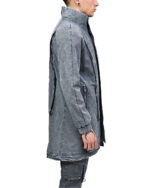 Slate Multi-pocket High Texture Parka