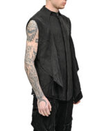 Soft Wrinkle Layers Sleeveless Shirt