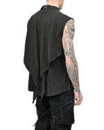 Soft Wrinkle Layers Sleeveless Shirt