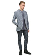 Stone Texture Layers Violet Top