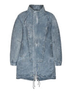 Slate Multi-pocket High Texture Parka