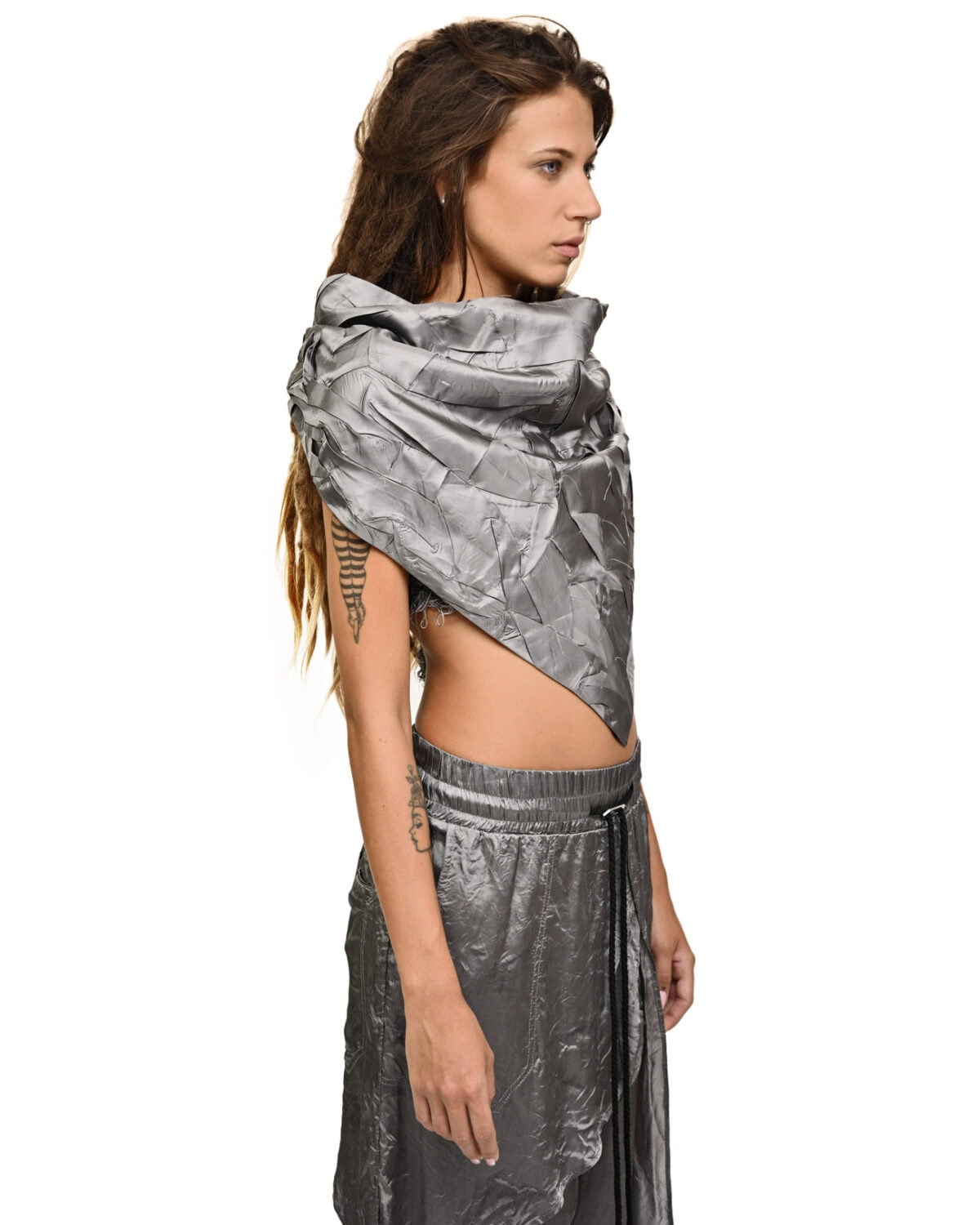 Chroma Triangle Scarf Crush Headpiece