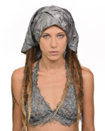Chroma Triangle Scarf Crush Headpiece