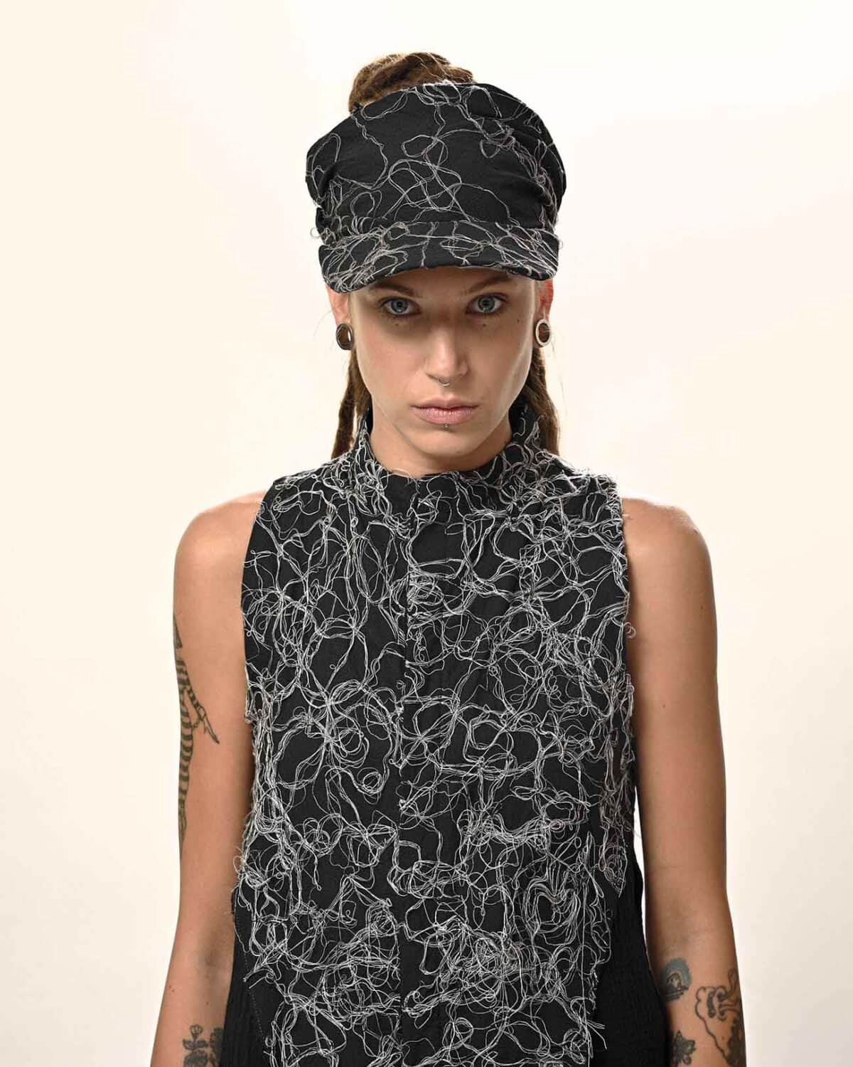 Contrast Fiber Bond Soft Dress