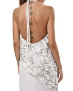 Diffused Asymmetry Soft Layers Dress