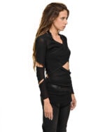 Division Layers Cut Sleeve Top