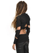 Division Layers Cut Sleeve Top