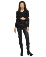 Division Layers Cut Sleeve Top