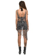 Fiber Web Asymmetry Contrast Sundress