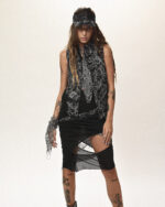 Contrast Angle Construct Vest