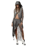 Chroma Fiber Bond Draped Skirt