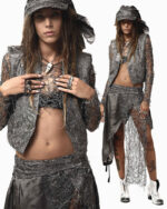 Chroma Fiber Bond Draped Skirt