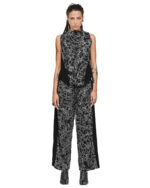 Contrast Angle Construct Vest