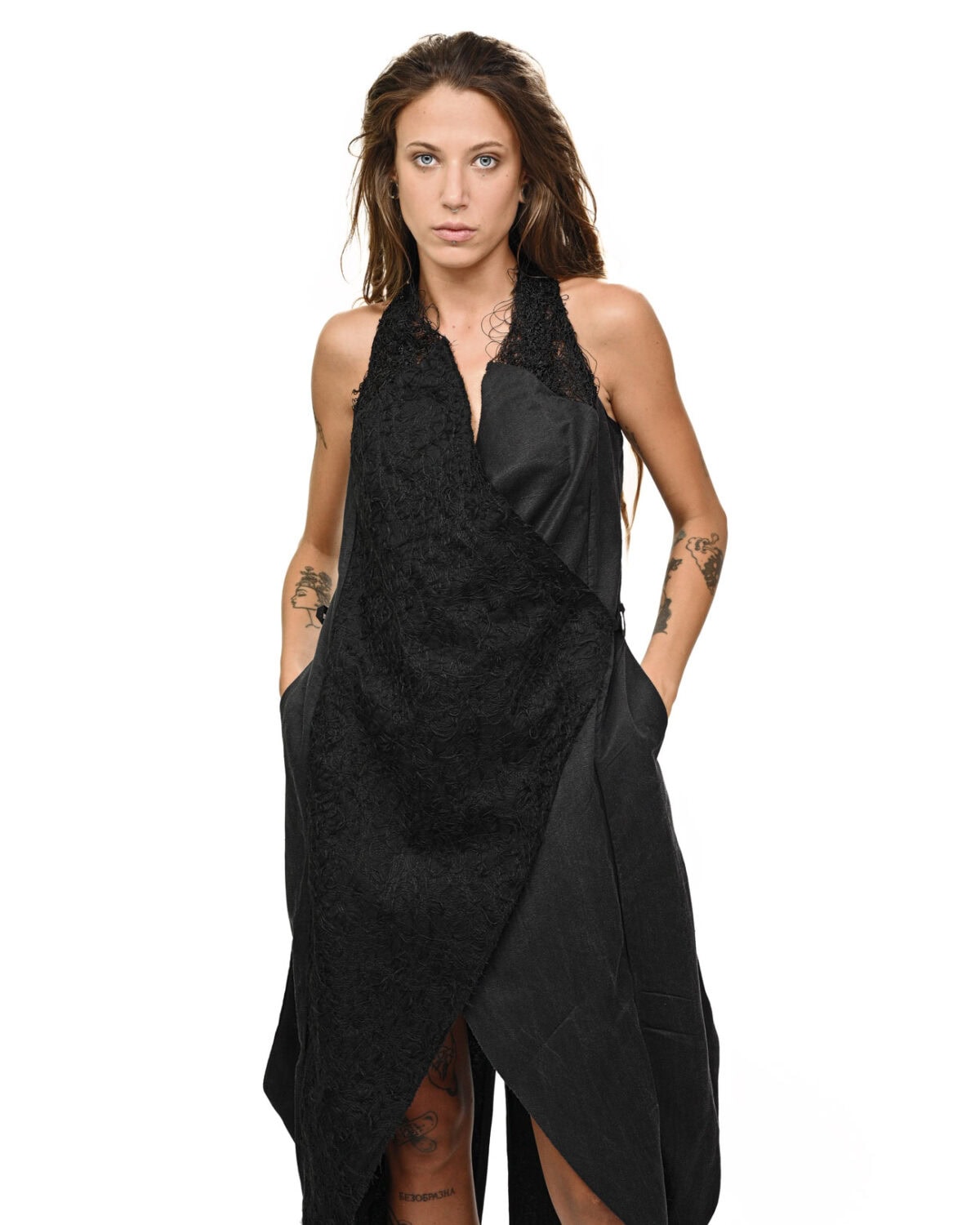 Silk Fiber Bond Construct Dress