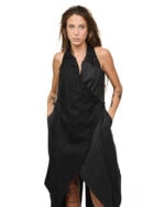 Silk Fiber Bond Construct Dress