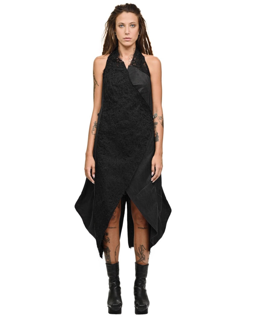 Silk Fiber Bond Construct Dress