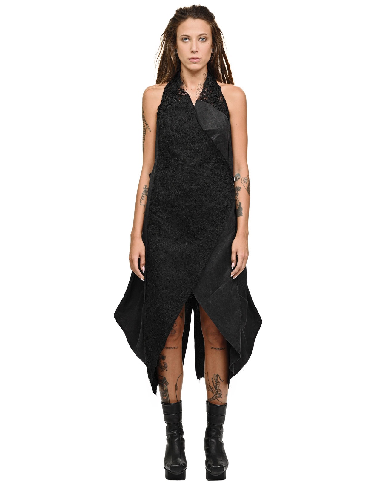 Silk Fiber Bond Construct Dress